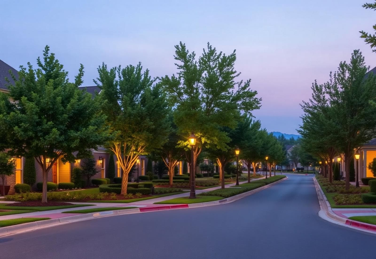 Tree-lined avenue