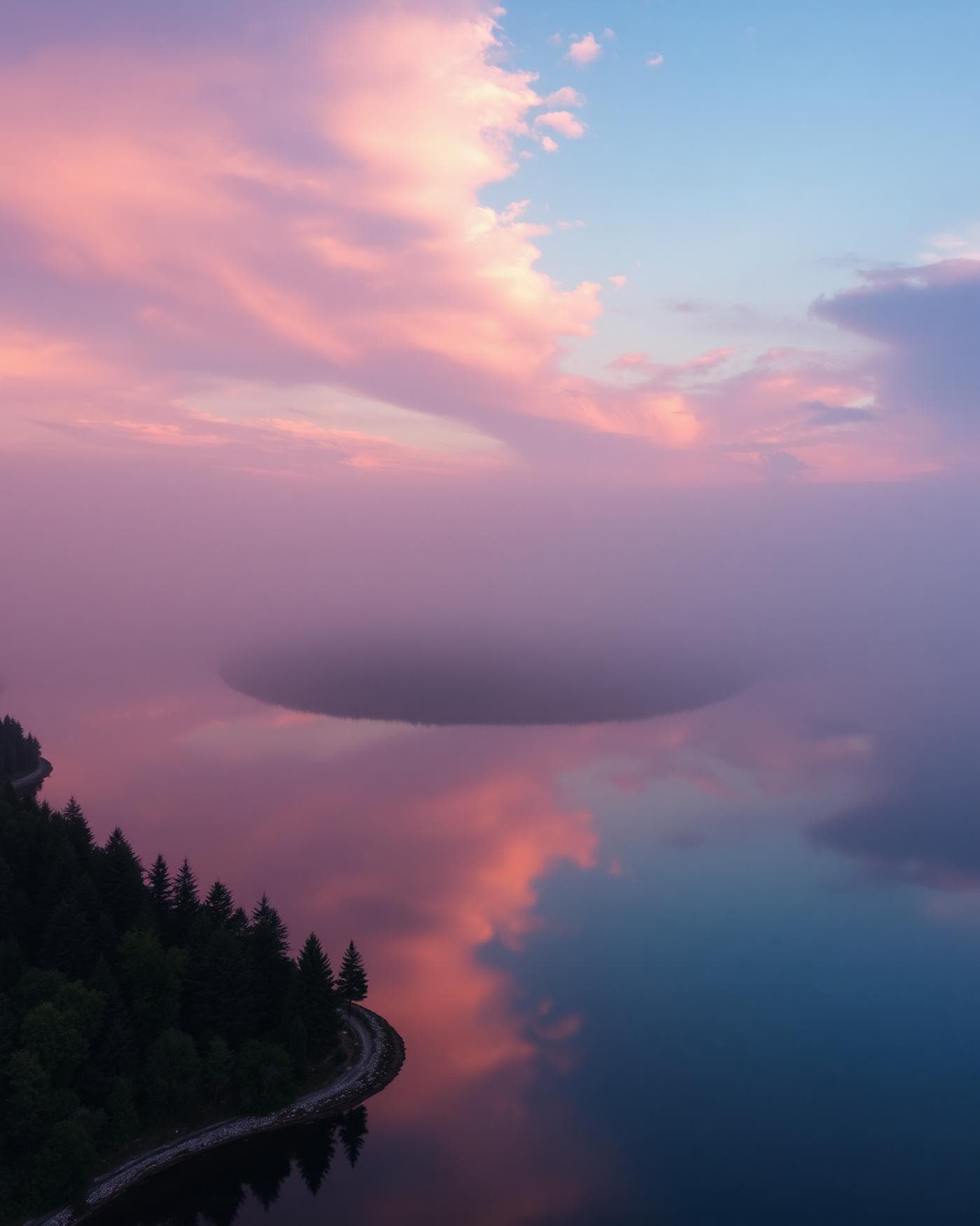 Lakefront view
